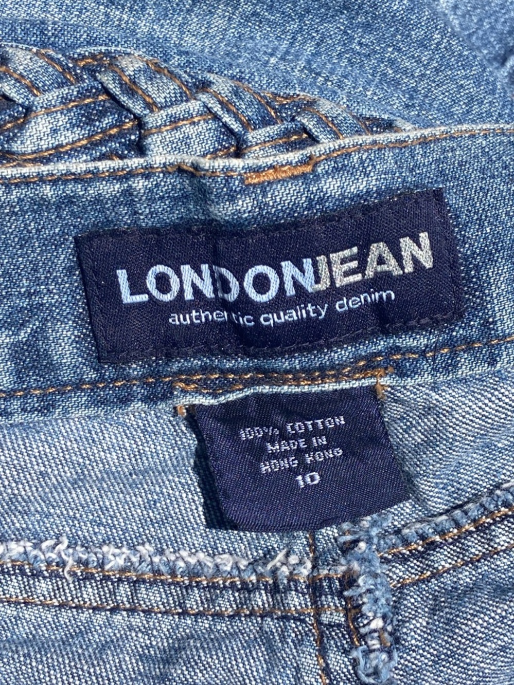 Unique Vintage Victoria's Secret Premium LondonJean Braid Detail Jeans 10 - Picture 12 of 12